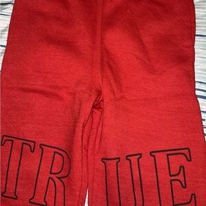 True Religion Red long shorts